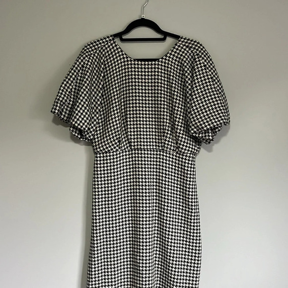 Zara houndstooth dress size medium - Picture 2 of 6